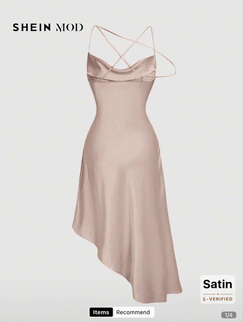 Wedding Criss Cross Backless Cami Dress (Category: Dresses) located in San Pedro. Submitted by adrie.b (Listing ID 1447313272, Image 2). Description: Bought for 300 - never worn - may tag pa Can ask po for actual photos hehe.