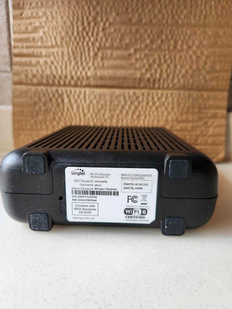 Singtel Wi-Fi 6 Router498938797947637761