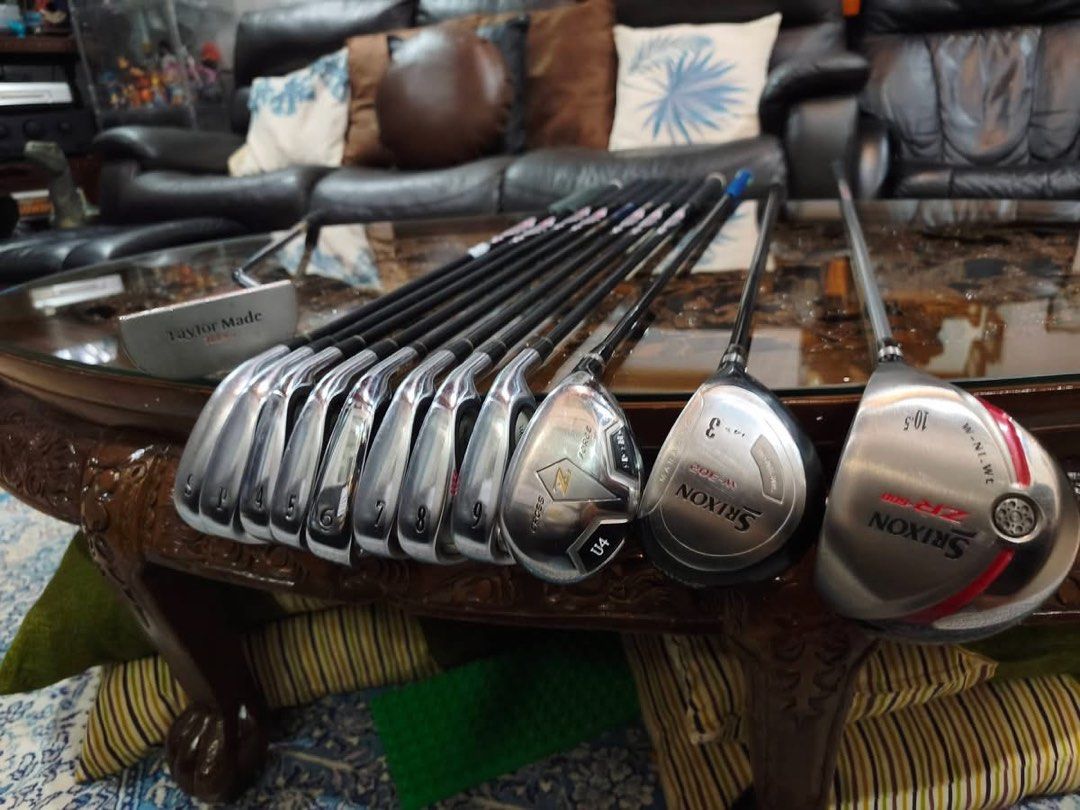 Srixon WR Golf Set (Category: Golf) located in Paranaque City. Submitted by chips24 (Listing ID 1447454582, Image 1). Description: For Sale Srixon Set °Srixon WR R flex graohite shaft irons. 6i diff brand. °Srixon 3wood °Srixon 4 hybrid °Srixon ZR 10.5° driver °Srixon bag inlcuded for only 19.8k pick up Bf Paranaque free shipping within MM..