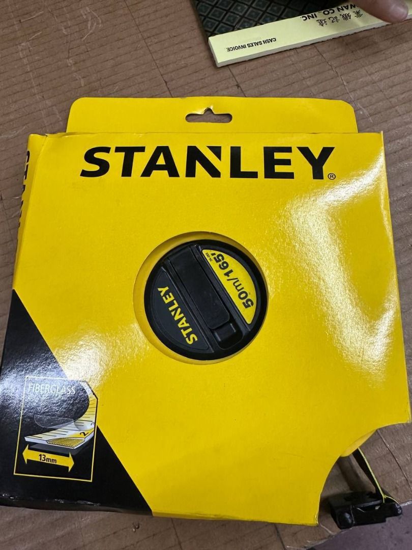 Stanley fiberglass longtape (Category: Everything Else Others) located in Manila. Submitted by joeyroque09 (Listing ID 1447369444, Image 3). Description: Specs: 50meters.