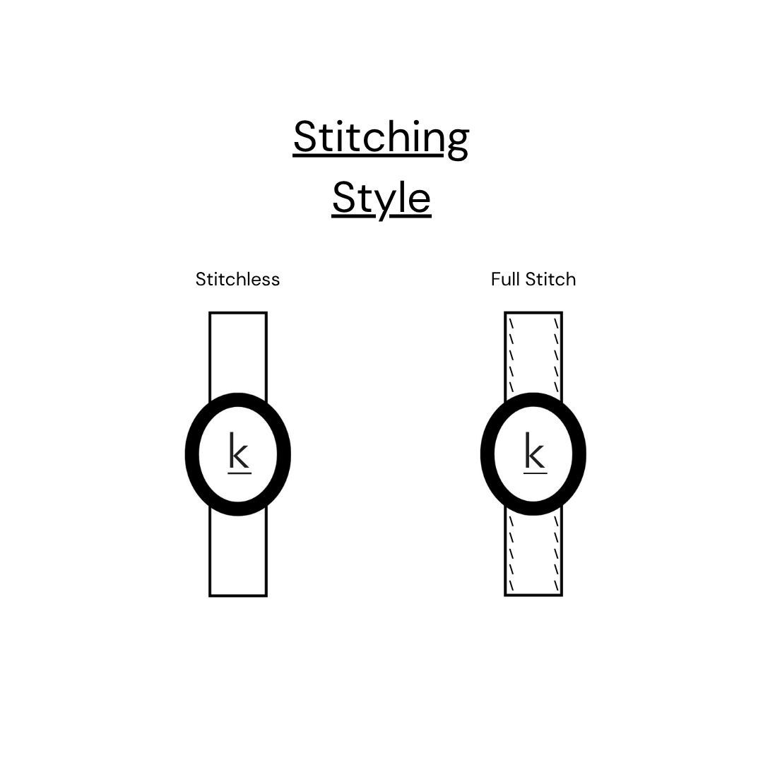 Stitching types (Category: Announcements) located in Cheras. Submitted by ___karchive___ (Listing ID 1447391948, Image 1). Description: Full Stitch - Most durable Stitchless - No stitches, clean look Only recommended for thin, smaller watches due to the lack of stitching, which can cause splitting of the strap on heavier watches..