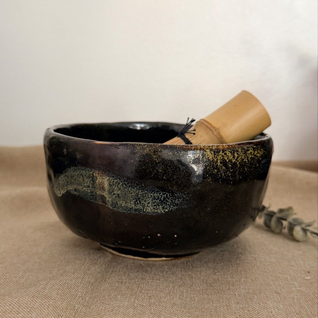 Stoneware Chawan and Cups (Category: Coffee & Tea Tableware) located in General Trias. Submitted by curated.stoneware.ph. (Listing ID 1447466893, Image 2). Description: COASTAL EARTH A•5x3 - ₱395 B•5.5x3 - ₱395 C•SOLD D•3x2.5 - Set of 2 - ₱155 (Ideal for soaking your whisk • Has signs of usage) E•3.5x4.25 - ₱245 A collection of earthy stoneware finished in ocean-inspired glazes—deep teal, muted sage, and warm clay tones. Beautiful for matcha ritu