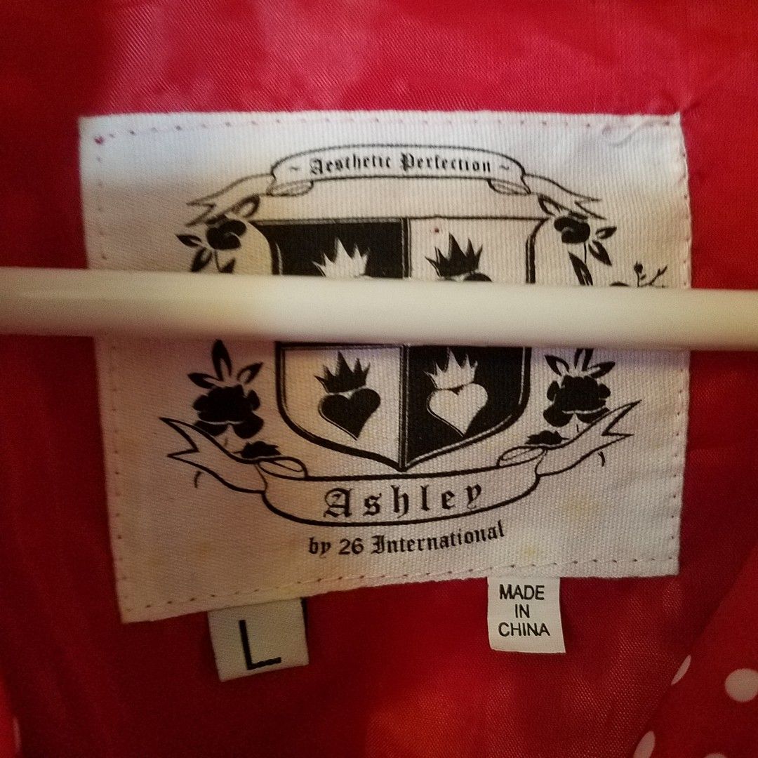 Rain Jacket (windbreaker) w/ drawstring (Teens/Children) (Category: Babies & Kids Fashion) located in Quezon City. Submitted by drkco (Listing ID 1447460412, Image 3). Description: RAINY DAY OOTD❣️ - Very nice red rain jacket with classic white polka dots. - Large on tag, but could also maybe fit a small teen.👍🏻 - Adjustable drawstring at the waist and cuffs for a customized fit. - Convenient zipper closure. - Versatile for casual outfits or as