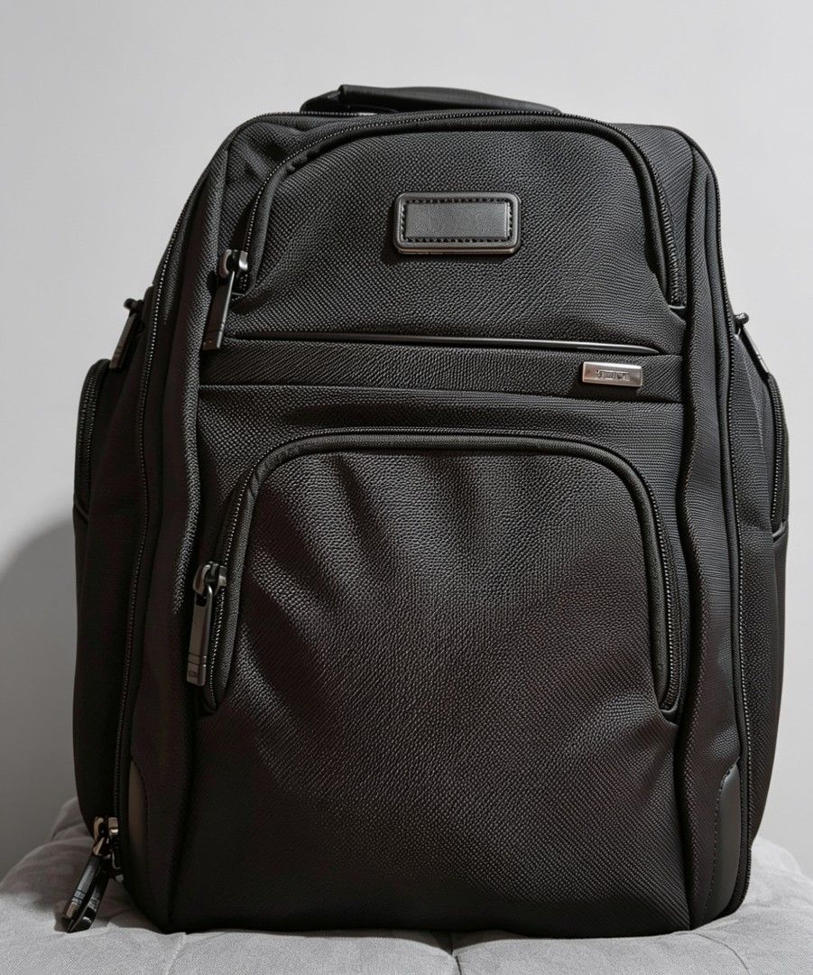 Tumi Black Ballistic Nylon Backpack (Category: Luxury Bags & Wallets) located in Manila. Submitted by trplxn (Listing ID 1447312488, Image 1). Description: High-quality Tumi backpack in durable black ballistic nylon. Features multiple zippered compartments, padded back & straps for comfort, and sleek branded details. Organized, and built tough for work, travel, or daily use—perfect blend of style and function. What u see is what you get, the qual