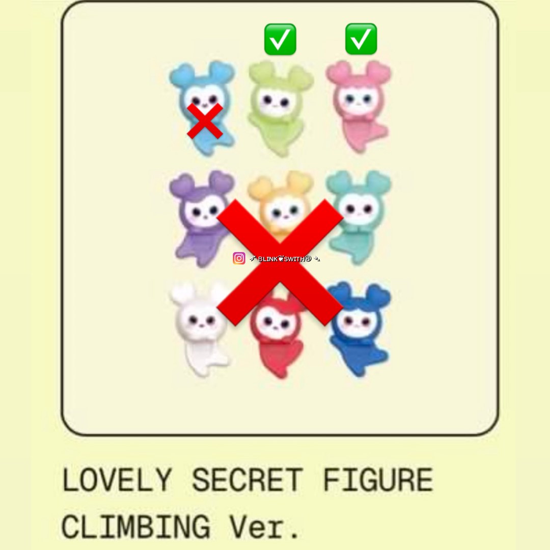 Twice Lovely Secret Figure Climbing Ver.確認款, 玩具收藏品, 手辦及
