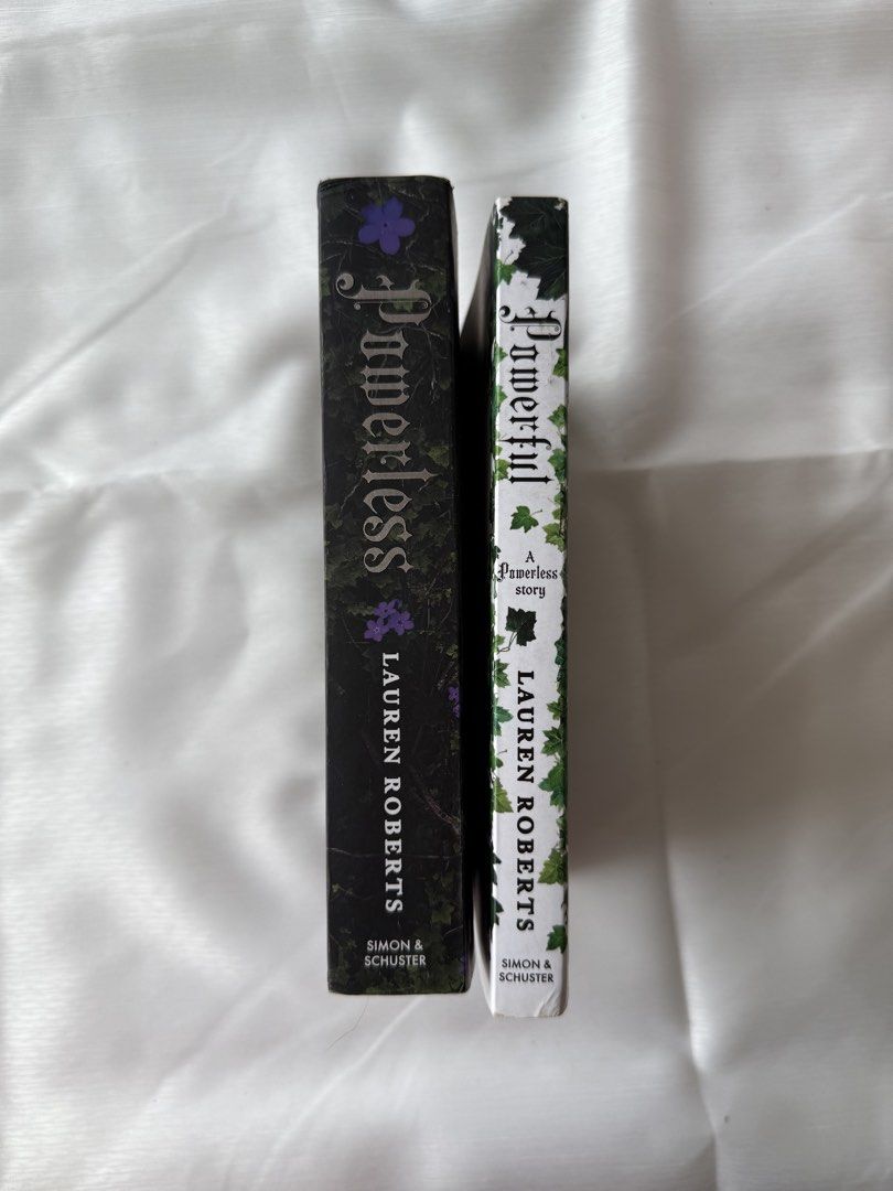 [UK PB] Powerless & Powerful by Lauren Roberts (Category: Storybooks) located in Davao. Submitted by gwaegwaeee (Listing ID 1447430583, Image 2). Description: Powerless & Powerful SET PB - strictly sold as set - both books are in fairly good to very good condition - Powerless (Waterstones PB) good condi, foxing on title page & yellow of pages - Powerful (The Works PB): very good condition, minor yellowing of pages this is already 2nd hand, so ple
