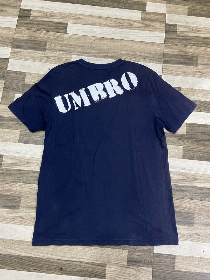 Umbro Navy Blue T-shirt (Category: Tshirts & Polo Shirts ) located in Quezon City. Submitted by pel.plug (Listing ID 1447303508, Image 2). Description: Umbro 19X27 color rate: 8/10 need wash dm for more details unli vc.