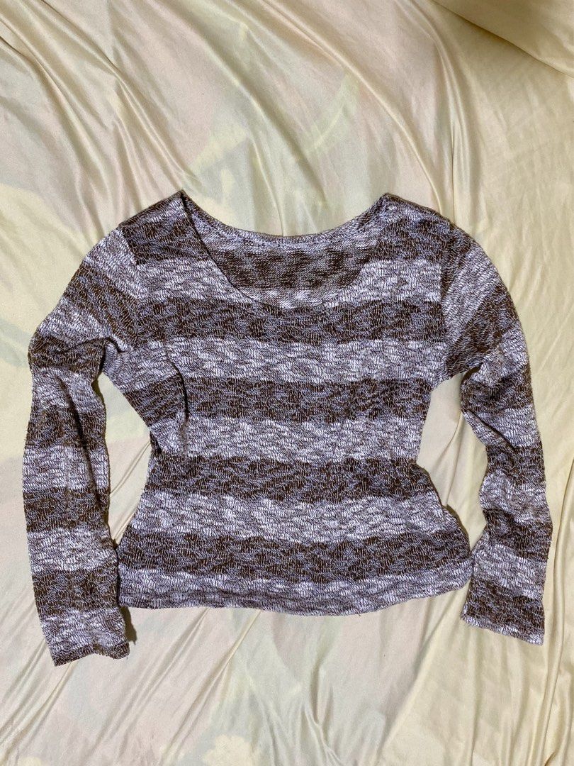 Vintage Grunge Marled Knit Top (Category: Longsleeves) located in Nagcarlan. Submitted by sever4ls (Listing ID 1447338735, Image 1). Description: .