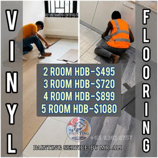 Vinyl Installation | HDB/BTO/Condo House Vinyl Installation | Residential Area vinyl Installation | 5mm Thickness | Click System Collection item 3