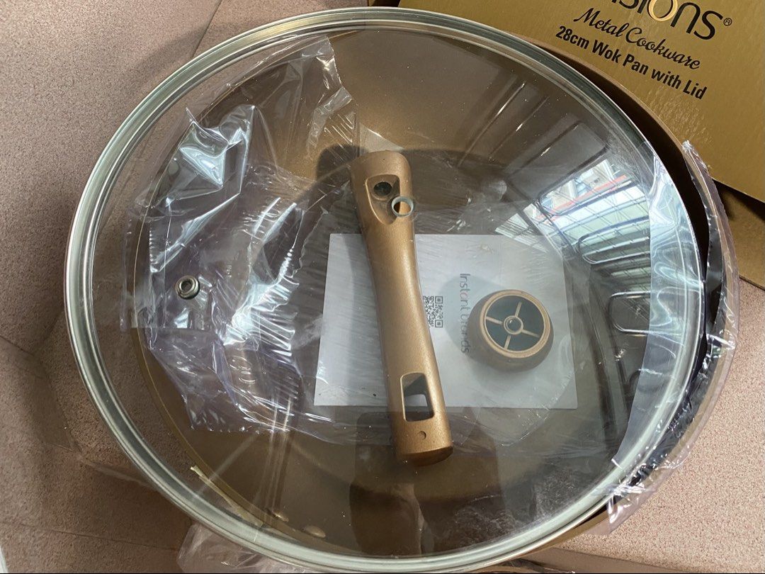 VISIONS 18cm Metal Cookware Sauce Pan with Lid