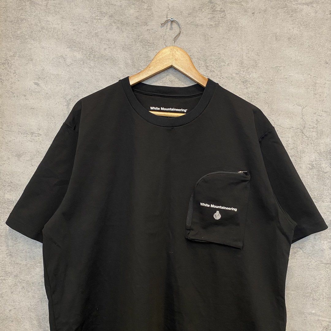 White Mountaineering Pocket Shirt (Category: Tshirts & Polo Shirts ) located in Quezon City. Submitted by rebirthalley (Listing ID 1447409688, Image 3). Description: Width-24 Length-30 Sleeve-10 Shoulder-20 Hem-24.5 Excellent Condition No flaws 1580.