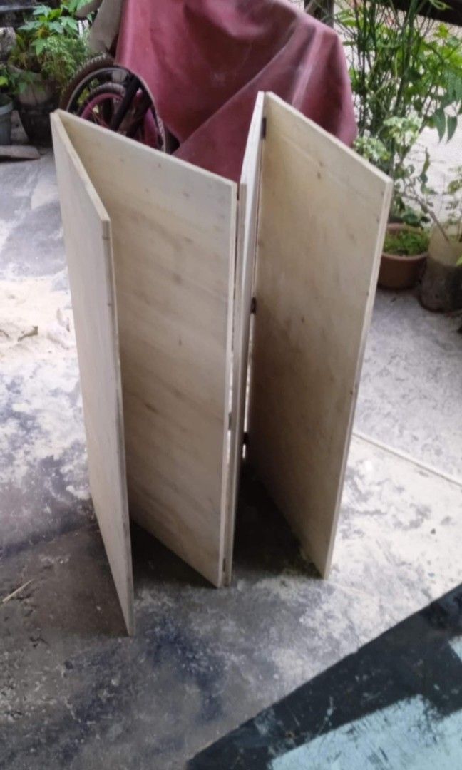 Wooden Stall Counter with Canopy (Category: Tables & Sets) located in San Juan City. Submitted by frugalmomph (Listing ID 1447387209, Image 3). Description: 6 units available - Sturdy wooden stall counter - Built-in storage cabinet with doors - Features a canopy structure - Ideal for markets, bazaars, and events - Constructed from durable plywood - Blank canvas for your customization RFS: upgrade.