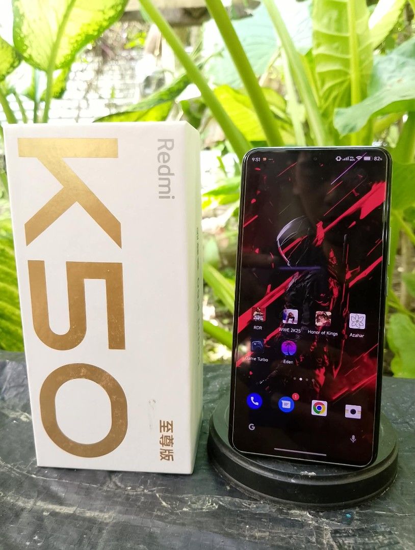 XIAOMI REDMI K50 ULTRA (Category: Xiaomi) located in Cavite. Submitted by princeyohhan (Listing ID 1447322553, Image 1). Description: XIAOMI REDMI K50 ULTRA FLAGSHIP GAMING PHONE FOR SWAP SA 256GB NYO NA MAY ADD CASH! XIAOMI REDMI K50 ULTRA 512GB GAMING AND CAMERA PHONE 12GB RAM 512GB ROM 108MP+8MP+2MP MAIN CAMERA 20MP FRONT CAMERA SNAPDRAGON 8+ GEN 1 PROCESSOR 1.5 MILLION ANTUTU SCORE 5000MAH BATTERY 120W CHARGER GLOBAL ROM SOBRANG KUNAT GOOD FO