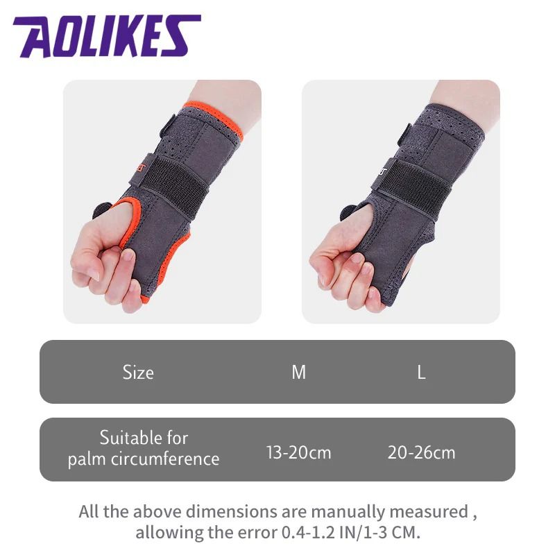 Aolikes 1683 - Support Wrist Guard (Category: Braces, Support & Protection) located in Manila. Submitted by abot.ph.17846 (Listing ID 1452719994, Image 2). Description: Place of Origin: Jiangsu, China Brand Name: Aolikes Model Number: C-1681 Gender: Unisex Function: Breathable.
