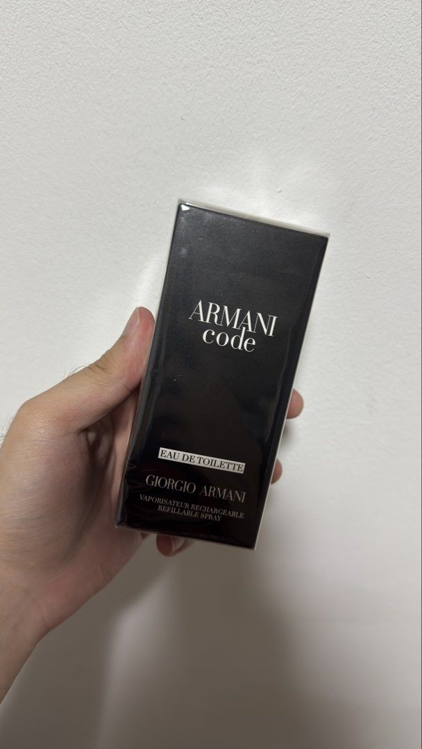 Armani Code EDT (Category: Fragrance & Deodorants) located in Singapore. Submitted by vintagevinylhouse (Listing ID 1452830495, Image 1). Description: Armani Code Eau De Toilette Brand New Sealed .