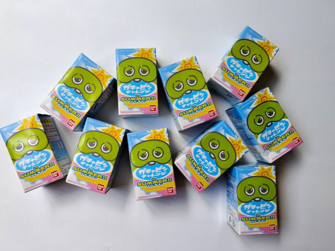 Bandai Gummy Challenge Candy (Category: Designer & Blind Box Toys) located in Davao. Submitted by dukedelrey_01 (Listing ID 1452740340, Image 1). Description: - Imported Bandai Gummy Challenge candy from Japan. - Each box features a cute green character. - Ideal for a fun snack or as party favors..