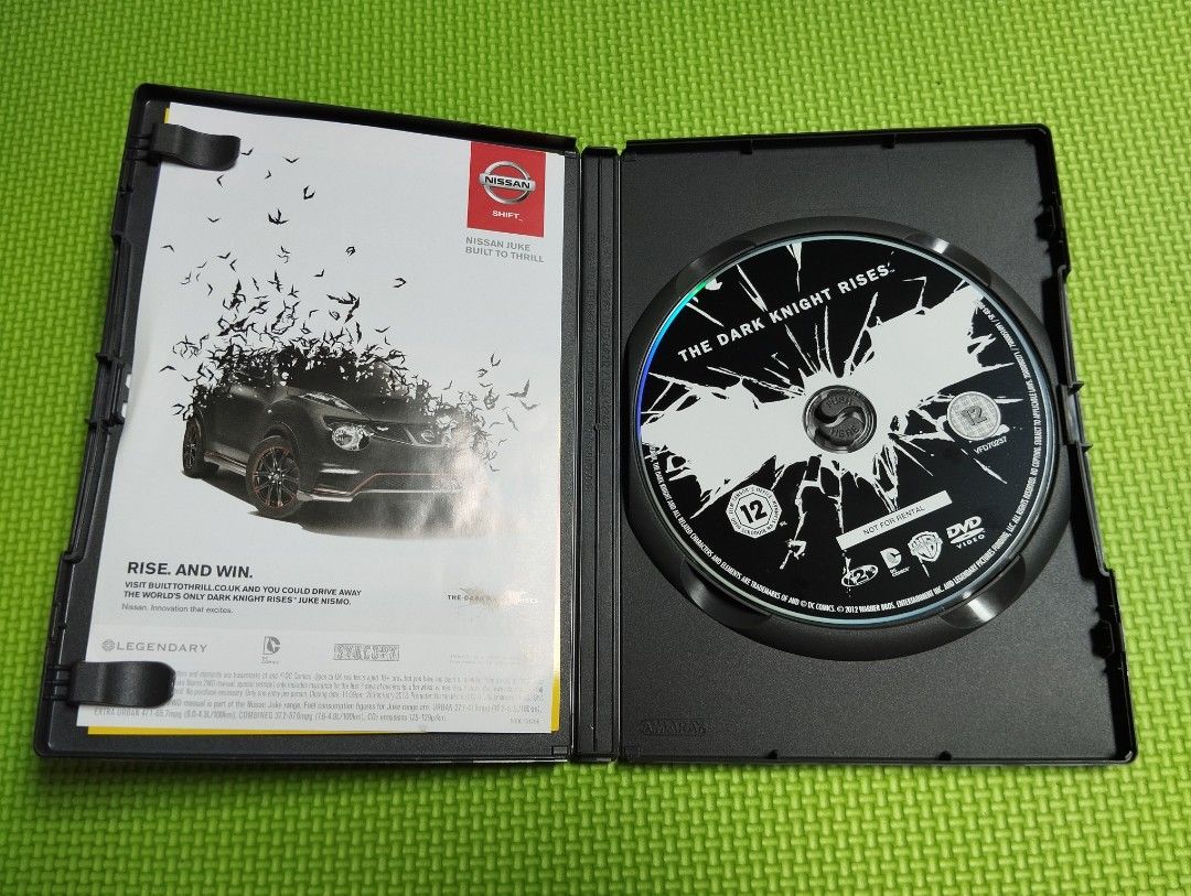 BATMAN the Dark Knight Rises Authentic DVD (Category: CDs & DVDs) located in Marikina City. Submitted by irvinesstuff (Listing ID 1452733842, Image 2). Description: .