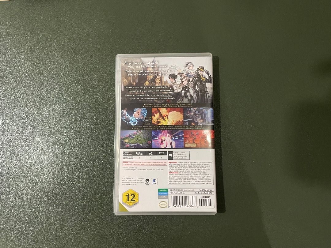 Bravely Default II Nintendo Switch Game (Category: Nintendo) located in Quezon City. Submitted by tiffaniecheung (Listing ID 1452827101, Image 3). Description: - Game: Bravely Default II - Platform: Nintendo Switch - Includes: Game cartridge and original case - Genre: Role-Playing Game (RPG) .