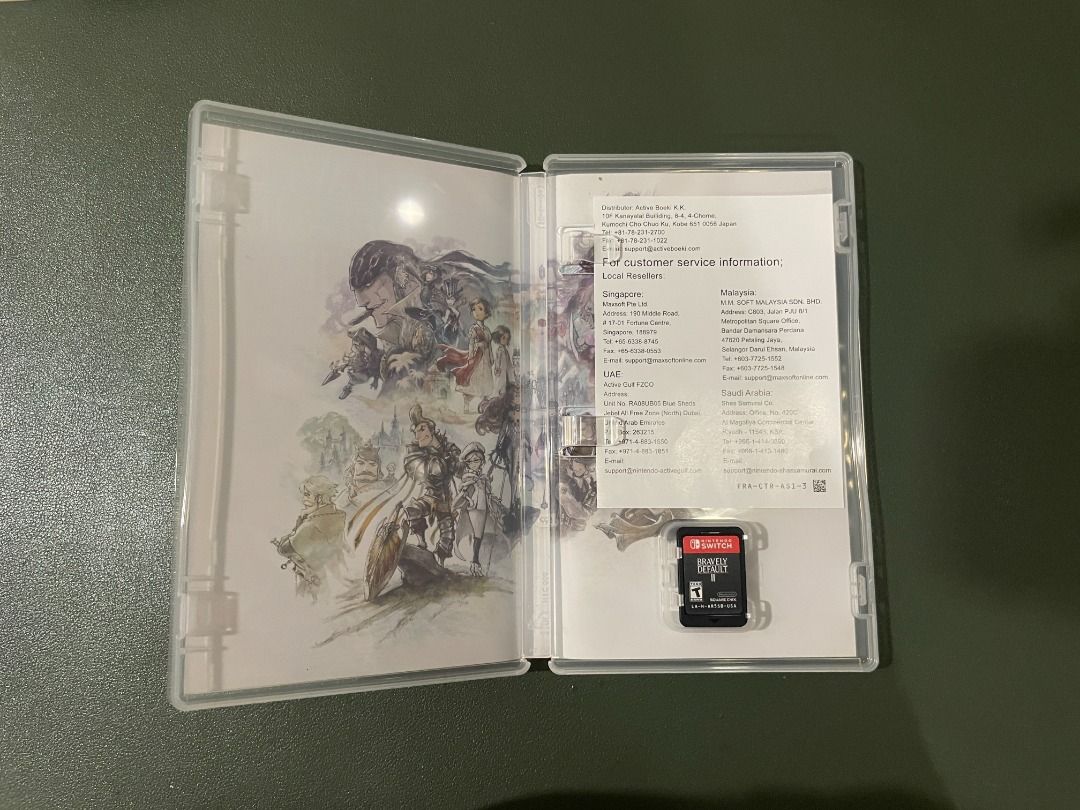 Bravely Default II Nintendo Switch Game (Category: Nintendo) located in Quezon City. Submitted by tiffaniecheung (Listing ID 1452827101, Image 2). Description: - Game: Bravely Default II - Platform: Nintendo Switch - Includes: Game cartridge and original case - Genre: Role-Playing Game (RPG) .