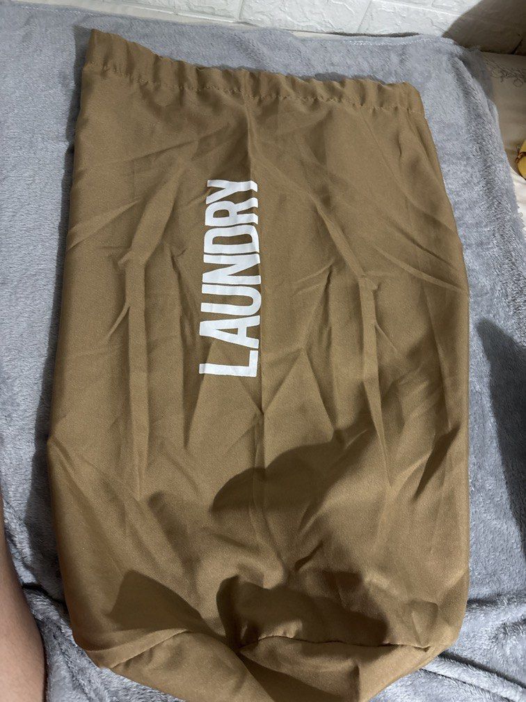 Brown Laundry Bag (Category: Laundry Baskets) located in Taguig. Submitted by sagexoxo (Listing ID 1452763123, Image 1). Description: - never been used.