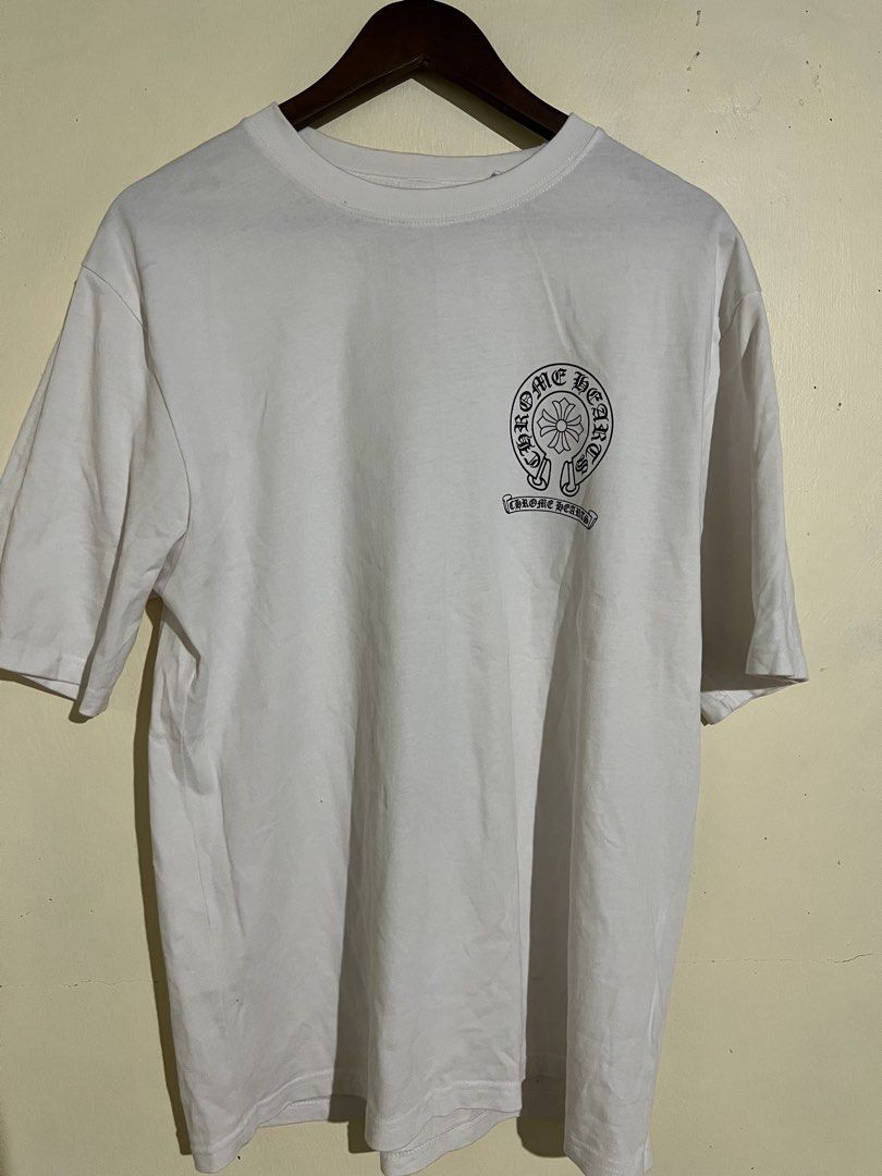 Bundle of 3 (nike, chrome hearts, bape) (Category: Tshirts & Polo Shirts ) located in Manila. Submitted by macky69 (Listing ID 1452853824, Image 3). Description: Nike long sleeves Chrome hearts shirt Bape shirt All size Xl.