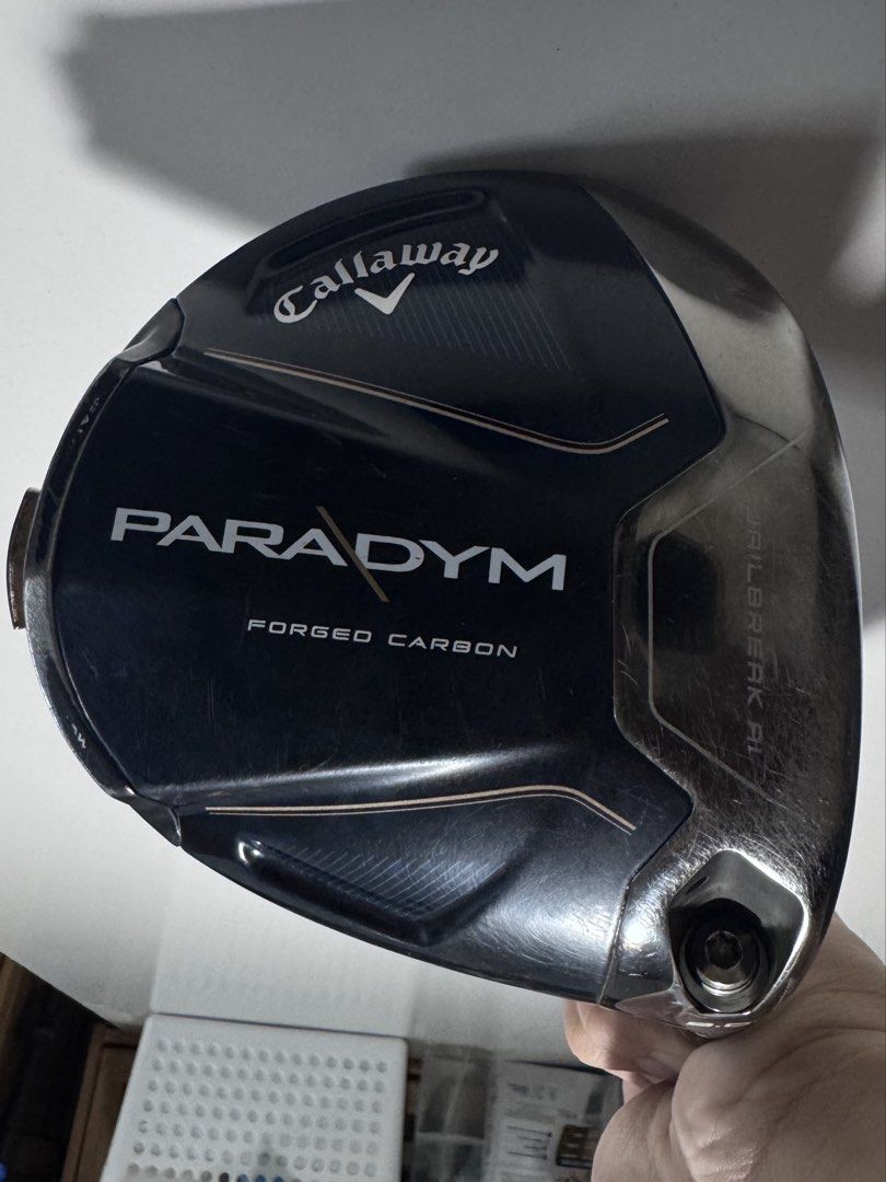 Callaway Paradym Forged Carbon Driver 9.0 Stiff (Category: Golf) located in Quezon City. Submitted by jedsocam (Listing ID 1452738771, Image 1). Description: 🟢 AVAILABLE Callaway Paradym Driver ⛳️ 9.0° Loft ⛳️ Mitsubishi Chemical Type-304SS 70 Stiff Shaft ⛳️ Forged Carbon Construction Clean condition with only light signs of normal use. The Paradym combines Forged Carbon technology with a high-MOI design to deliver impressive ball speed, forgive