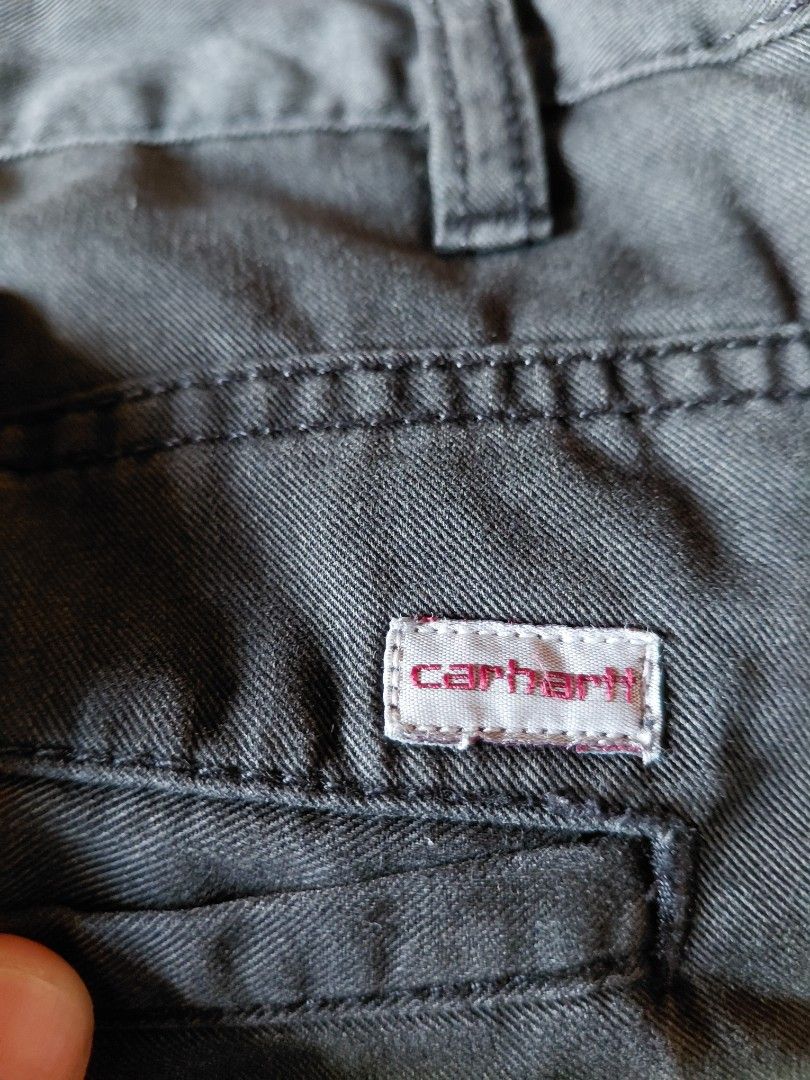 CARHARTT PANTS | AUTHENTIC | SIZE 38 X 32 | NO ISSUE | BLACK (Category: Trousers) located in Caloocan City. Submitted by iknow-nothing (Listing ID 1452766447, Image 2). Description: ♡ Great Condition ♡ No Hidden Issues ♤ Size XL (38 x 30) ♤ Authentic complete with tags.