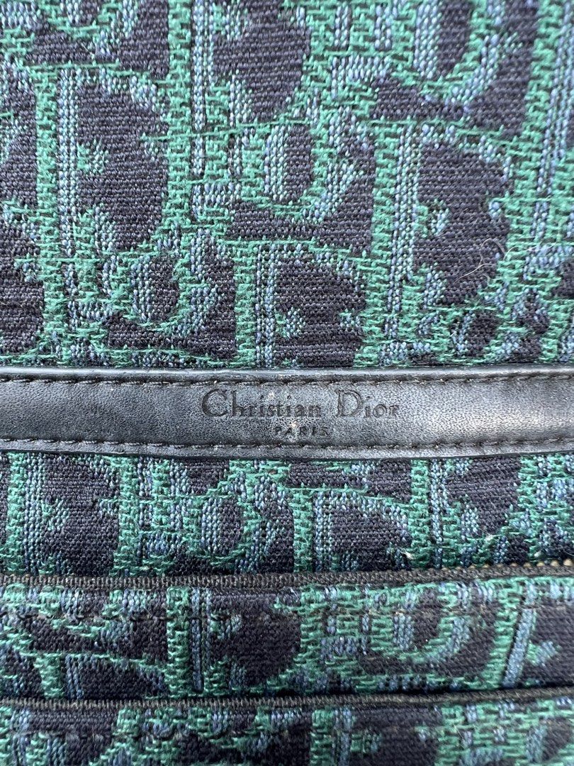 Christian Dior Trotter Saddle Bag Green Monogram (Category: Luxury Bags & Wallets) located in Manila. Submitted by keentiger-a5a0 (Listing ID 1452849838, Image 2). Description: - Authenticity not garanteed Christian Dior Saddle Bag - Iconic Trotter Monogram Pattern (Green & Black) - Genuine Leather Trim - Gold-tone Hardware - Secure Zipper Closure - Serial Number Included (Visible Inside) - Versatile for Everyday or Special Events.