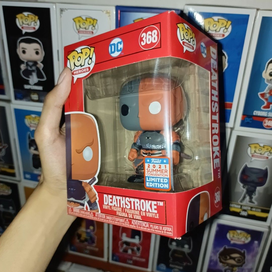 DC Funko Pop! Deathstroke #368 (Category: Designer & Blind Box Toys) located in Marikina City. Submitted by spiderraff (Listing ID 1452864067, Image 1). Description: .