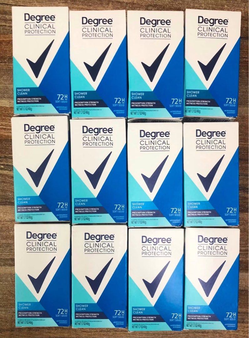 Degree Clinical Protection Shower Clean 72H Soft Solid Deodorant 48 g (Original) (Category: Fragrance & Deodorants) located in Mabalacat. Submitted by adamtroy (Listing ID 1452701817, Image 1). Description: Degree Clinical Protection Shower Clean 72H Soft Solid Deodorant 48 g (Original) Original from US ₱699/pc. .