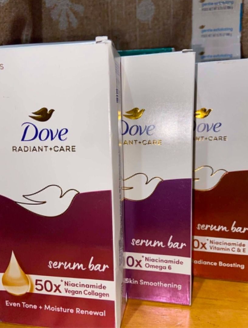 DOVE NIACINAMIDE SOAP (3BARS INSIDE) (Category: Bath) located in Caloocan City. Submitted by sams_makeup_store (Listing ID 1452806027, Image 1). Description: 3pcs of soap available per box .