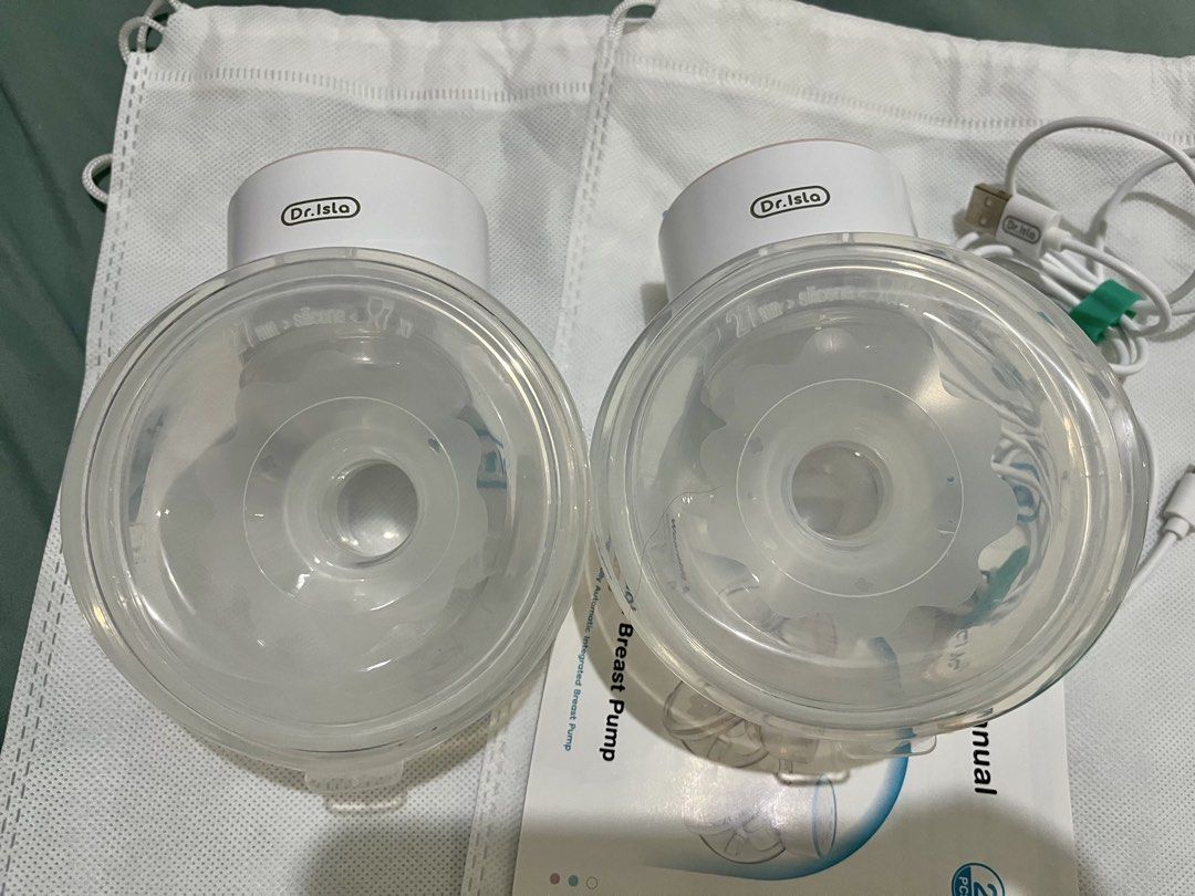 Dr. Isla EB29 Wearable Breast Pump (Category: Breastfeeding & Bottle Feeding) located in Makati City. Submitted by richjeon (Listing ID 1452814845, Image 3). Description: Dr. Isla EB29 Wearable Breast Pump – Like New (Used 5x) ✨ Bought in March 2026 ✨ Used only 5 times ✨ Complete inclusions (without the original box, but includes the original dust bag) ✨ Properly cleaned and sterilized after every use ✨ All modes and functions are working perfect