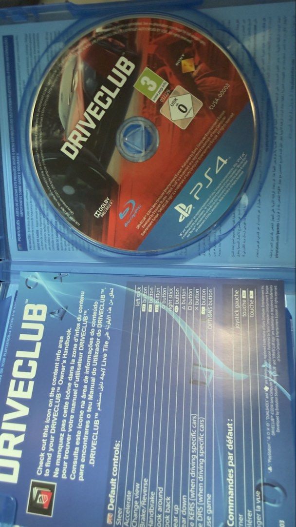 Driveclub PS4 Game Disc (Category: PlayStation) located in Manila. Submitted by bamchoi9 (Listing ID 1452878192, Image 2). Description: - Driveclub for PlayStation 4 - Realistic racing game experience Slightly negotiable for sure buyers.