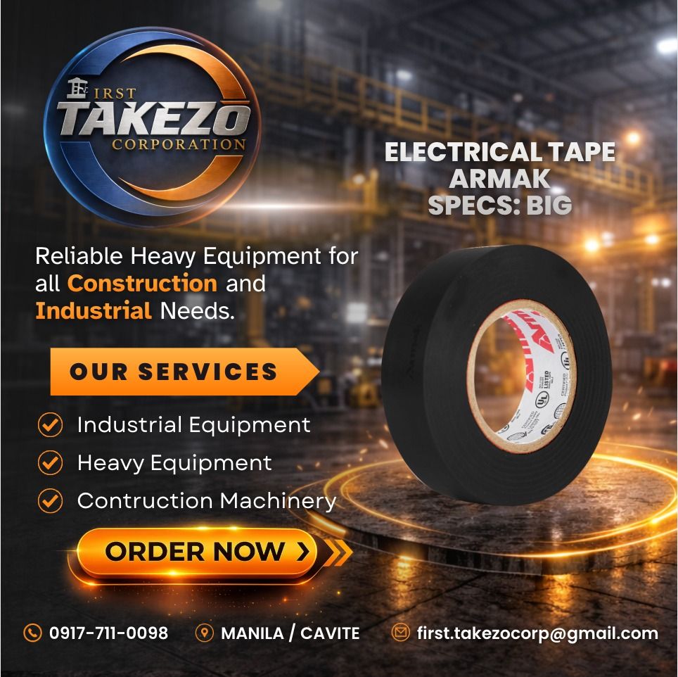 electrical tape armak (Category: Home Improvement Tools & Accessories) located in Caloocan City. Submitted by zenphoenix.0b9dcc (Listing ID 1452705314, Image 1). Description: Specs: big.