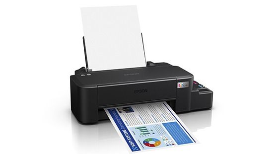 Epson EcoTank L121 A4 Ink Tank Printer (Category: Printers, Scanners & Copiers) located in Manila. Submitted by random_94 (Listing ID 1452761114, Image 2). Description: Fast Quality Printing Made Affordable. Expect great efficiency when printing with the EcoTank L121. Enjoy fast print performance and low cost per page, with high print yield of up to 4,500 pages for black-and-white, and 7,500 pages for colour. Sleek and compact, this is the perfec