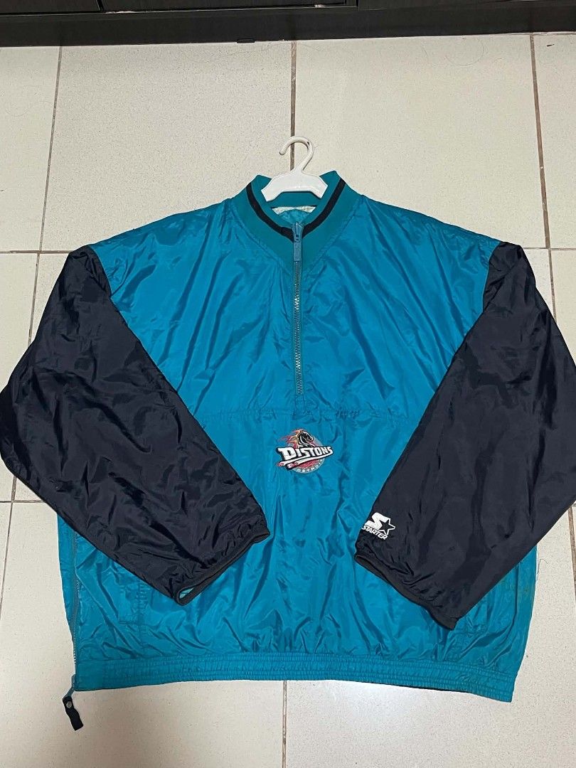 for sale (Category: Coats, Jackets and Outerwear) located in Manila. Submitted by pusha____pss (Listing ID 1452837186, Image 1). Description: FOR SALE BAKA MAY LOOKING NETO DETROIT PISTONS STARTER WINDBREAKER SIZE XL ON TAG REVERSIBLE ANJAN NA LAHAT NANG DETAILS NEED HARD WASH LANG!! MALATE MANILA LOCATION 📌 📲📥.