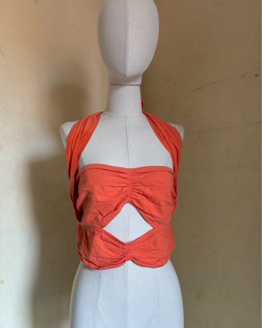 Free people 100% cotton orange top (Category: Sleeveless) located in Manila. Submitted by cokezer0__ (Listing ID 1452713356, Image 1). Description: So nice in actual!! :) fits everyone's skin color .