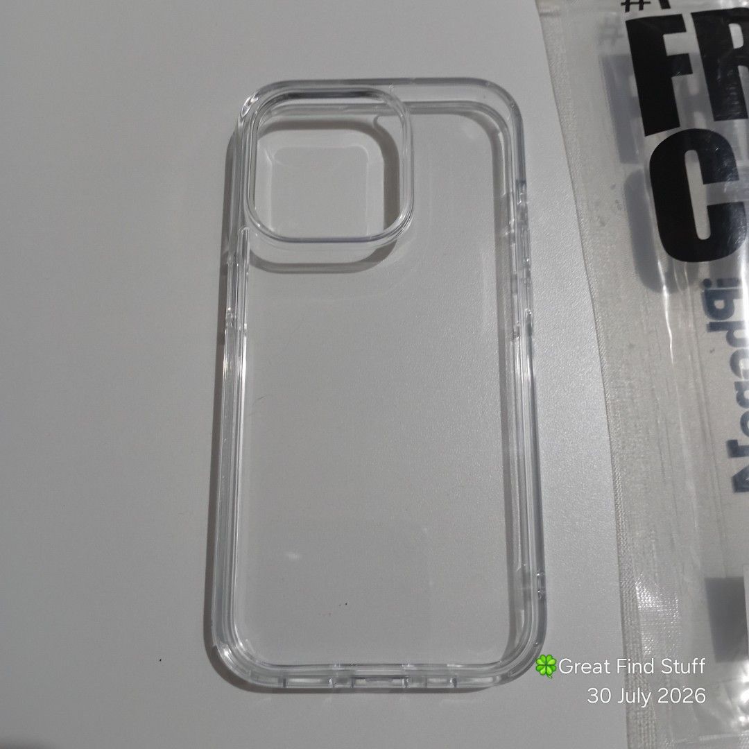[GFS] FRAME BY iPhone 14 Pro Clear Air-bumper Case (Category: Cases & Sleeves) located in Quezon City. Submitted by greatfindstuff (Listing ID 1452809978, Image 3). Description: [GFS] FRAME BY iPhone 14 Pro Clear Air-bumper Case ✔️ Iphone 14 Pro 📌Condition • Never Been Used • from Korea box • As is • no box 📍Novaliches, Quezon City 🛵 Lalamove • Self Pick up • Grab 💰Gcash • Maya • BPI • Cash on pick up IPhone 14 Pro Clear Case - #1 Basic Case 
