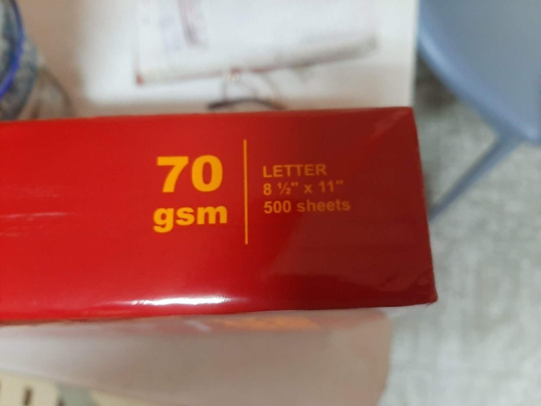 Hard Copy Copier Paper - 70gsm, Letter Size, 500 Sheets (Category: Printers, Scanners & Copiers) located in Caloocan City. Submitted by mx5a86 (Listing ID 1452713086, Image 2). Description: - Brand: Hard Copy - Type: Copier Paper - GSM: 70gsm - Size: Letter (8.5" x 11") - Sheets per Ream: 500 - Color: Bright White - Features: - Sharp prints and graphics - Increased productivity with fewer paper jams - Smoother surface for less ink consumption - R