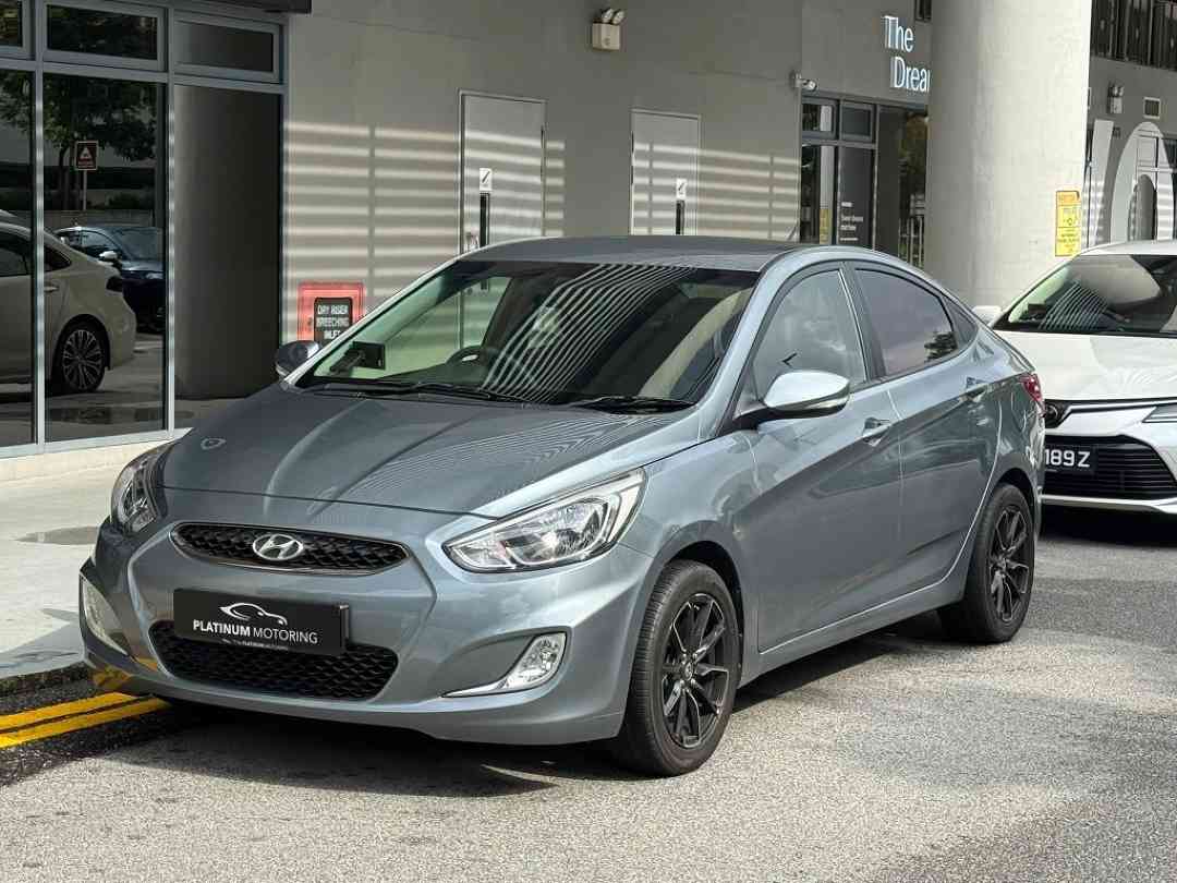 Hyundai Accent 1.4 CVT (A) (Category: Used Cars) located in Singapore. Submitted by platinummotoringsg (Listing ID 1452707603, Image 2). Description: Interest rates from as low as 1.28%! Full loan available. Choose from bank or in house financing! Singapore's largest pre-owned dealership with 500+ listings, we offer higher trade-in value, better approval rates, and some of the lowest interest rates in the market. 4x SGCM Premium Dealer award winn