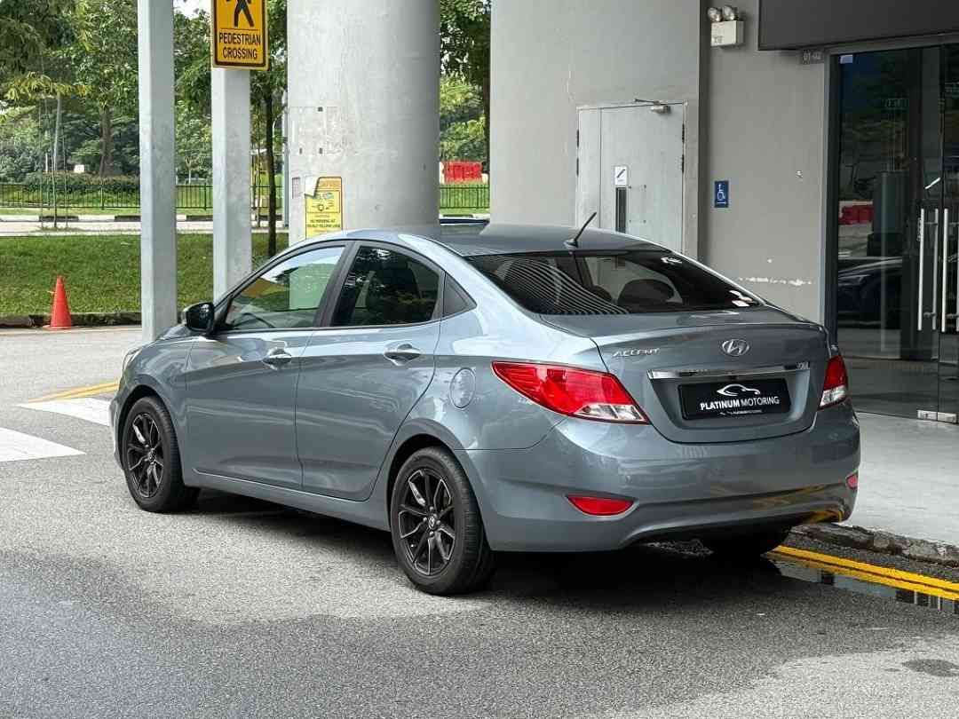 Hyundai Accent 1.4 CVT (A) (Category: Used Cars) located in Singapore. Submitted by platinummotoringsg (Listing ID 1452707603, Image 3). Description: Interest rates from as low as 1.28%! Full loan available. Choose from bank or in house financing! Singapore's largest pre-owned dealership with 500+ listings, we offer higher trade-in value, better approval rates, and some of the lowest interest rates in the market. 4x SGCM Premium Dealer award winn