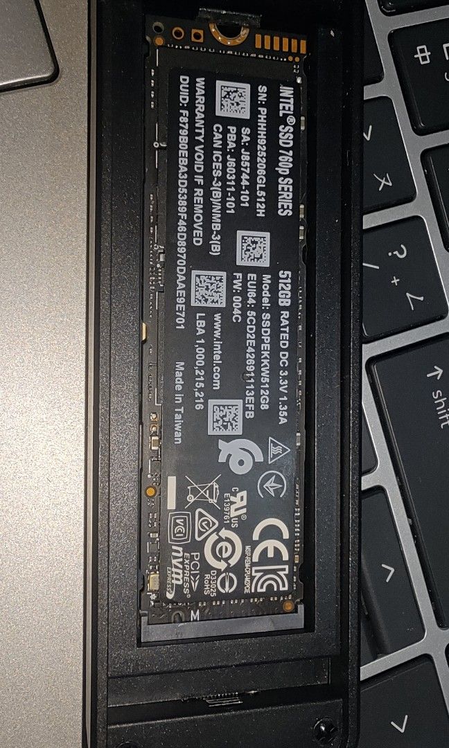 INTEL SSD 512GB 89% (Category: Hard Disks & Thumbdrives) located in Manila. Submitted by crazyshop102 (Listing ID 1452805229, Image 1). Description: INTELSSD PCIE 512GB GEN3X4 location pinagbuhatan Pasig city pwede din COD by lalamove.