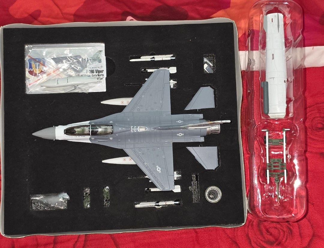 Jet Fighter Plane (Category: Vehicle & Diecast Models) located in Baguio. Submitted by shellcollector (Listing ID 1452751350, Image 2). Description: Calibre Wings 1/72 scale, Die-cast F-16D Viper "Mig Killer" piloted by Lt. Col. Gary North Officially licensed by Lockheed Martin The model features detailed weapon "Ultimate Vipers" series by Ramen Model 10,000 Pesos Baguio loc. Shipping nationwide.