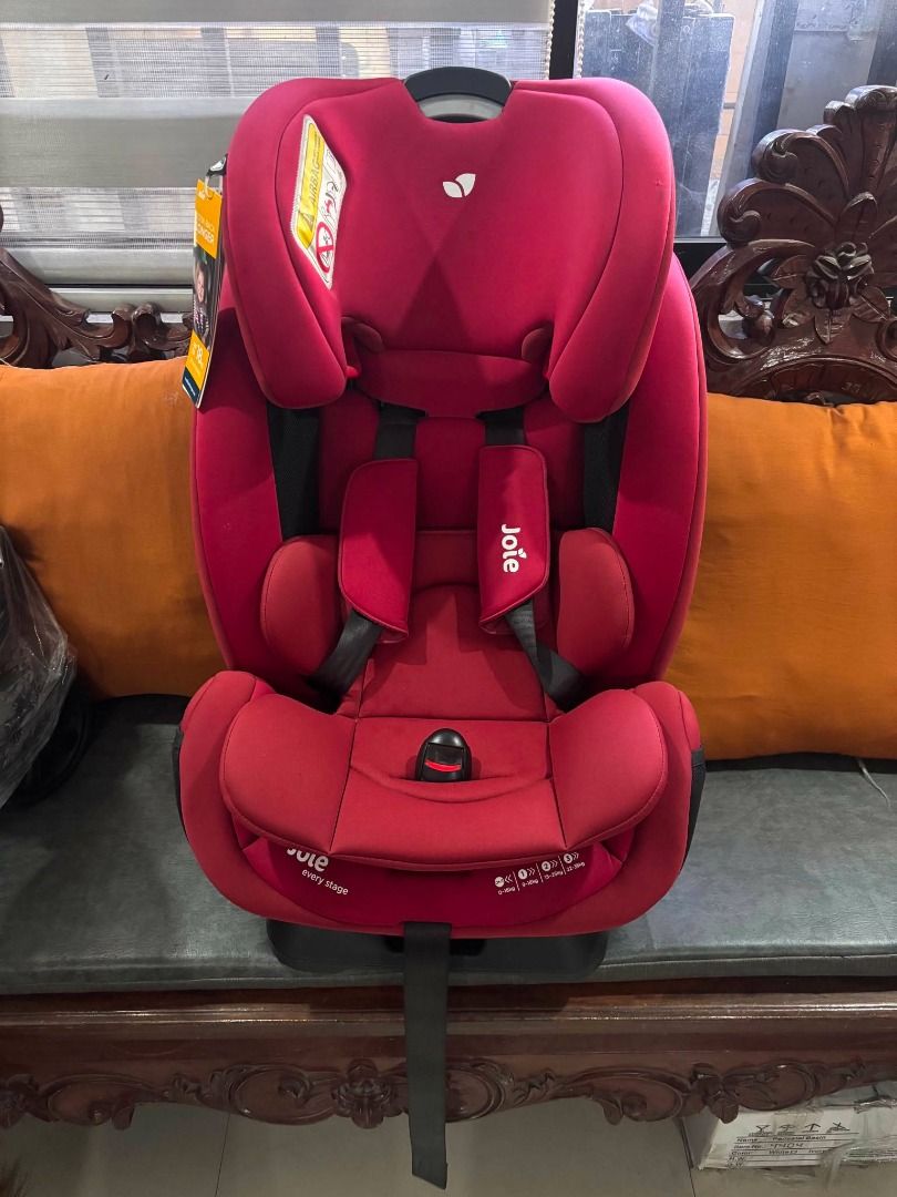 Joie Every Stage Car Seat - Red (Category: Car Seats) located in Manila. Submitted by mayvprofeta (Listing ID 1452800008, Image 1). Description: - Joie Every Stage Car Seat in Red - Suitable from Birth up to 18kg - Multiple Recline Positions for Comfort - Enhanced Side Impact Protection - Easy Installation for Hassle-Free Use - Ideal for Everyday Journeys.