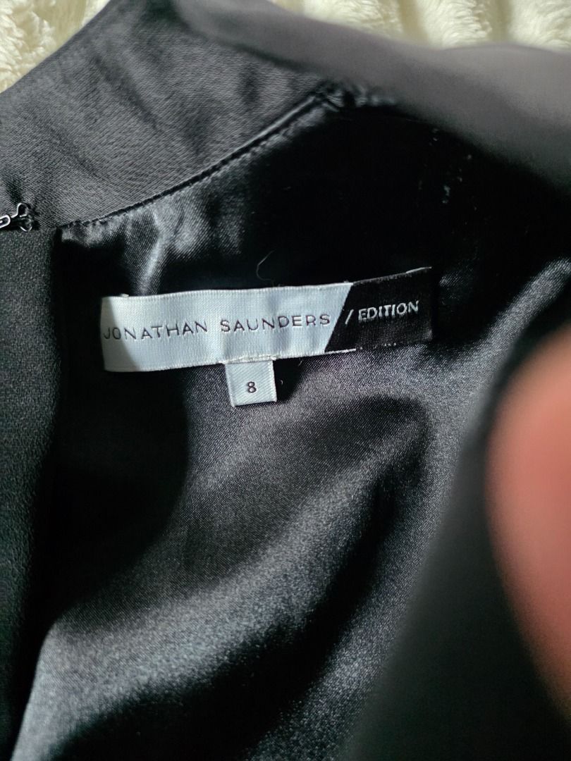 Jonathan Saunders London Black Dress (Category: Dresses) located in Makati City. Submitted by seriousdeclutteringmission (Listing ID 1452788452, Image 3). Description: Jonathan Saunders London Black Dress Very soft silky fabric. Great for office and then a night out with stilettos.