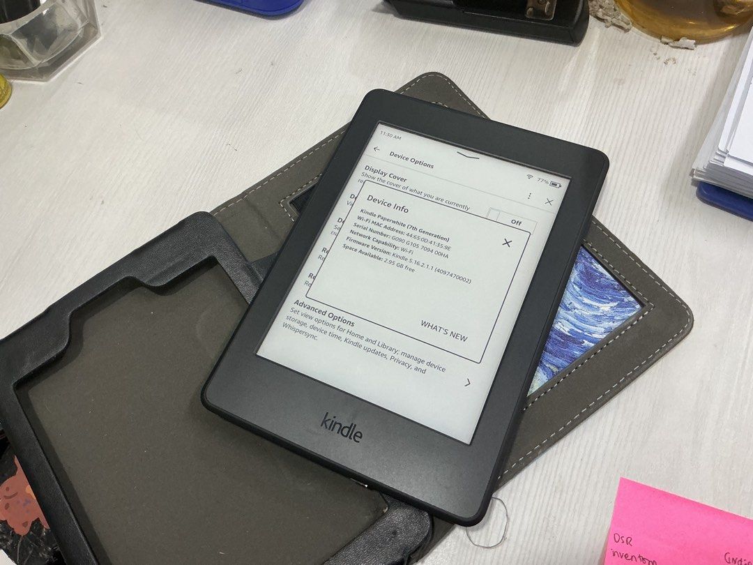 (No ads) Kindle 7th gen 4gb (Category: Others) located in Quezon City. Submitted by bornin1996 (Listing ID 1452765603, Image 1). Description: 99% smooth seldom used with type c charger free case (damaged kasi kinain ng aso pagkadating ng parcel) battery can last up to a month reason for selling: seldom used(decluttering) .