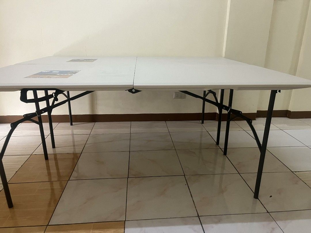 Lifetime Brand Hard Plastic Folding Table 6FT-4FT (Category: Tables & Sets) located in Manila. Submitted by waynedie1672256 (Listing ID 1452751645, Image 3). Description: - Lifetime 1.22M Standard Folding Table - Durable and Heavy-Duty Construction - Ideal for Events, Parties, and Extra Workspace - Easy to Set Up and Store - Multiple Units Available BRAND NEW ITEM ✨️ OPEN FOR BULK ORDERS.
