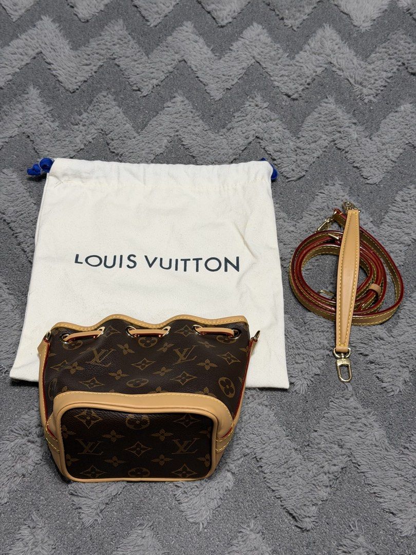 Louis Vuitton - Nano Noe Bucket Bag (Category: Cross-body Bags) located in Cavite. Submitted by commoncourtesy (Listing ID 1452874923, Image 3). Description: With dust bag Not guaranteed Auth. .