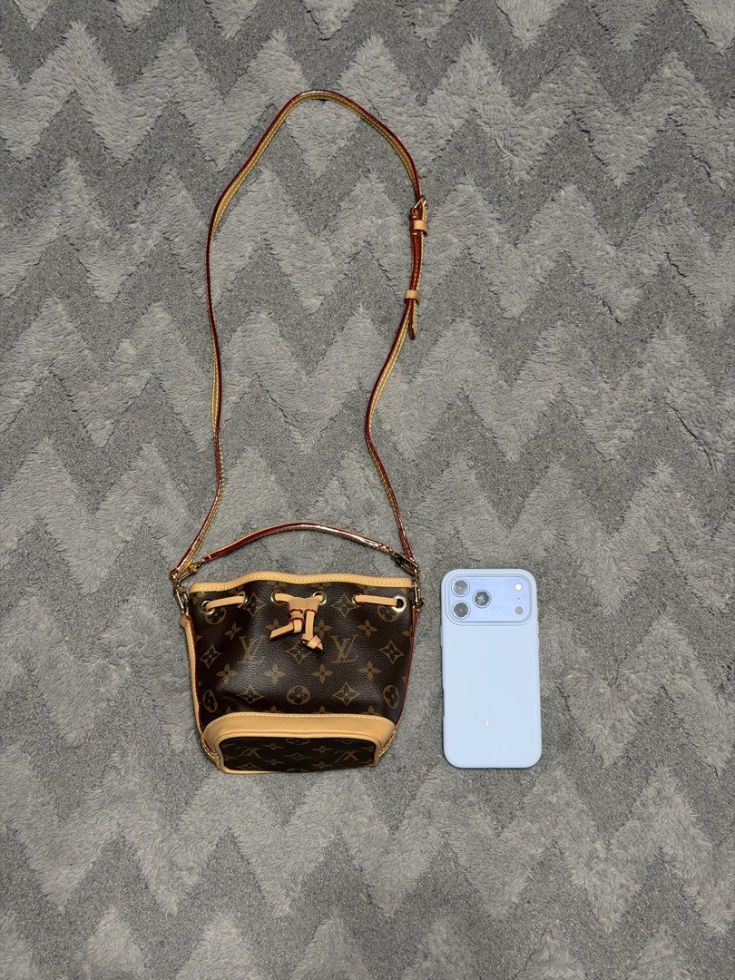 Louis Vuitton - Nano Noe Bucket Bag (Category: Cross-body Bags) located in Cavite. Submitted by commoncourtesy (Listing ID 1452874923, Image 2). Description: With dust bag Not guaranteed Auth. .