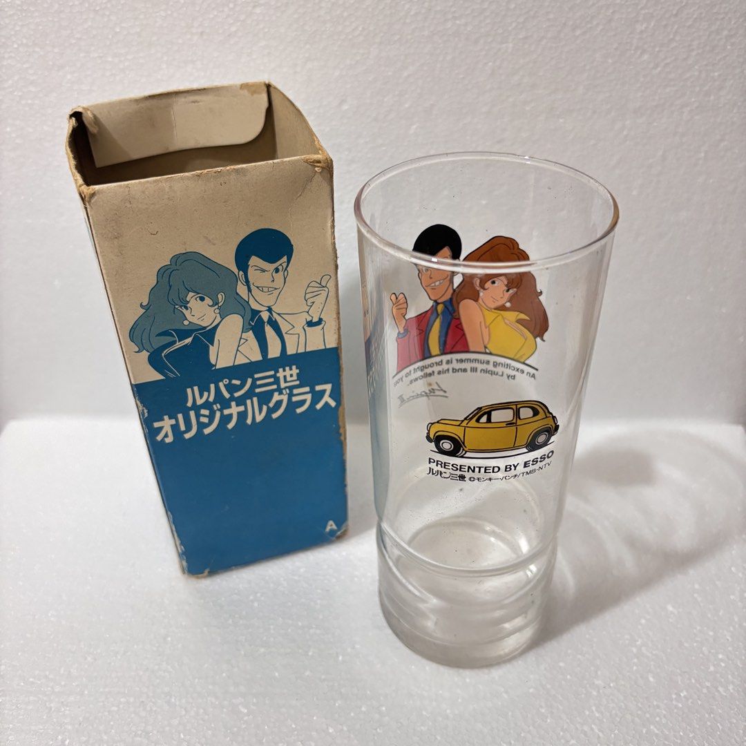 Lupin III Glass Collection (Category: Dinnerware & Cutlery) located in Quezon City. Submitted by lee.selection (Listing ID 1452706013, Image 2). Description: Lupin III Glass Collection Japan surplus items wysiwyg box damage, as is 75php .